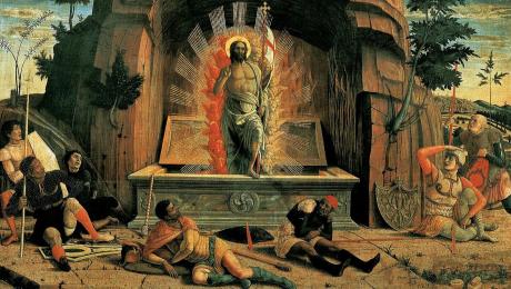 A borítóképen Andrea Mantegna - Feltámadás (1457-1459)