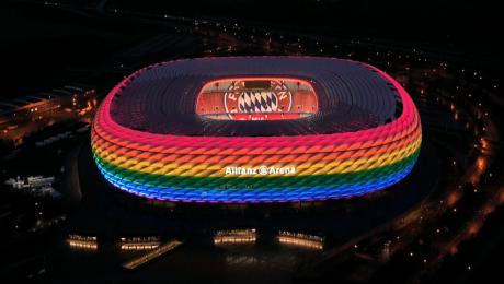 Az UEFA nem engedélyezi a szivárványos stadiont