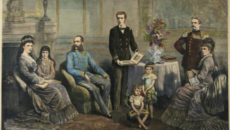 Kép: Ferenc József családja körében
